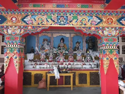 Ein indischer Schrein