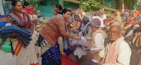 Eine Gruppe indischer Menschen